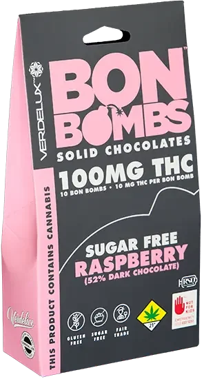 Sugar Free Mint Chocolate Edibles | Verdelux Edibles